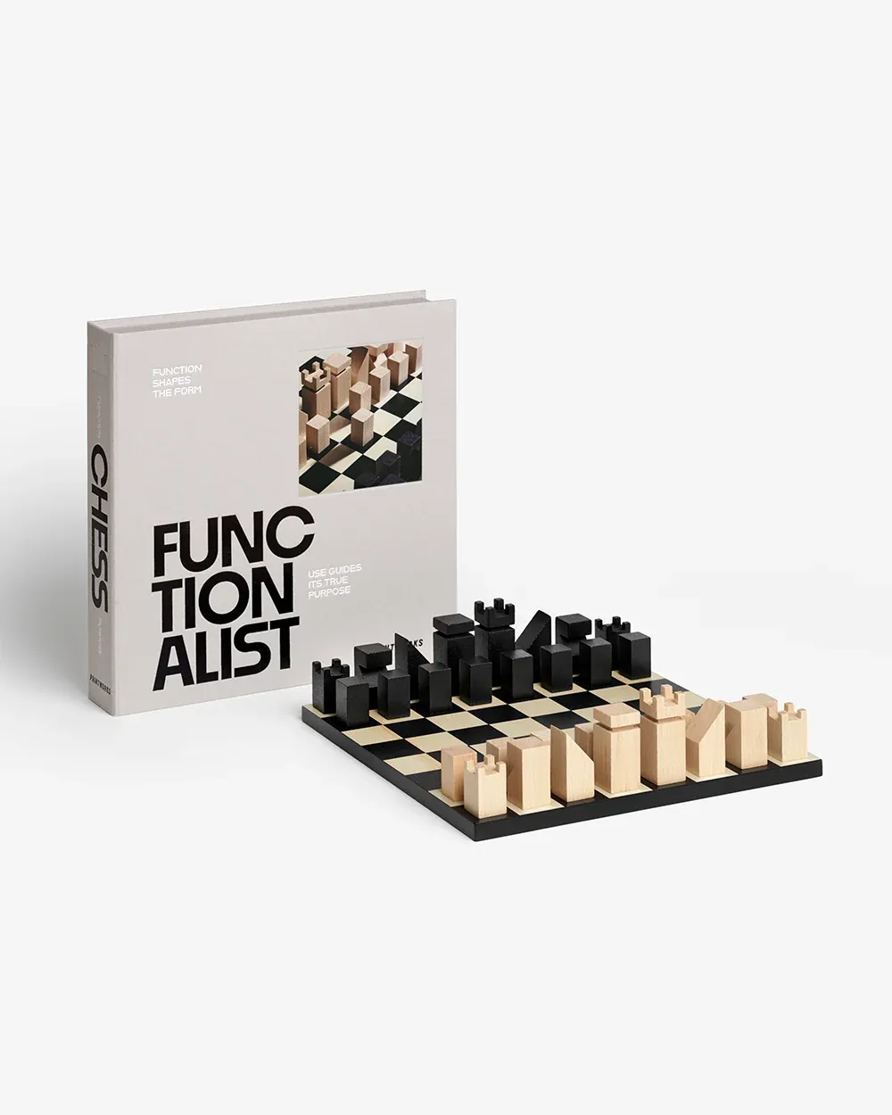 printworks-wood-chess---the-functionalist-sakk-miniart PRINTWORKS Wood Chess - The Functionalist fa sakkészlet