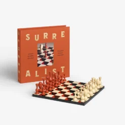 PRINTWORKS Wood Chess - The Surrealist fa sakkészlet