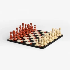 PRINTWORKS Wood Chess - The Surrealist fa sakkészlet