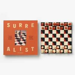 PRINTWORKS Wood Chess - The Surrealist fa sakkészlet