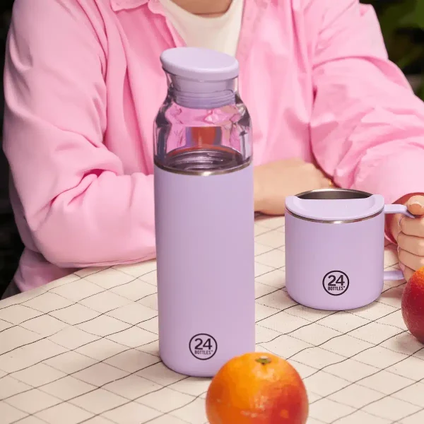24BOTTLES CASA Carafe 1000ml rozsdamentes acél kancsó, Erica